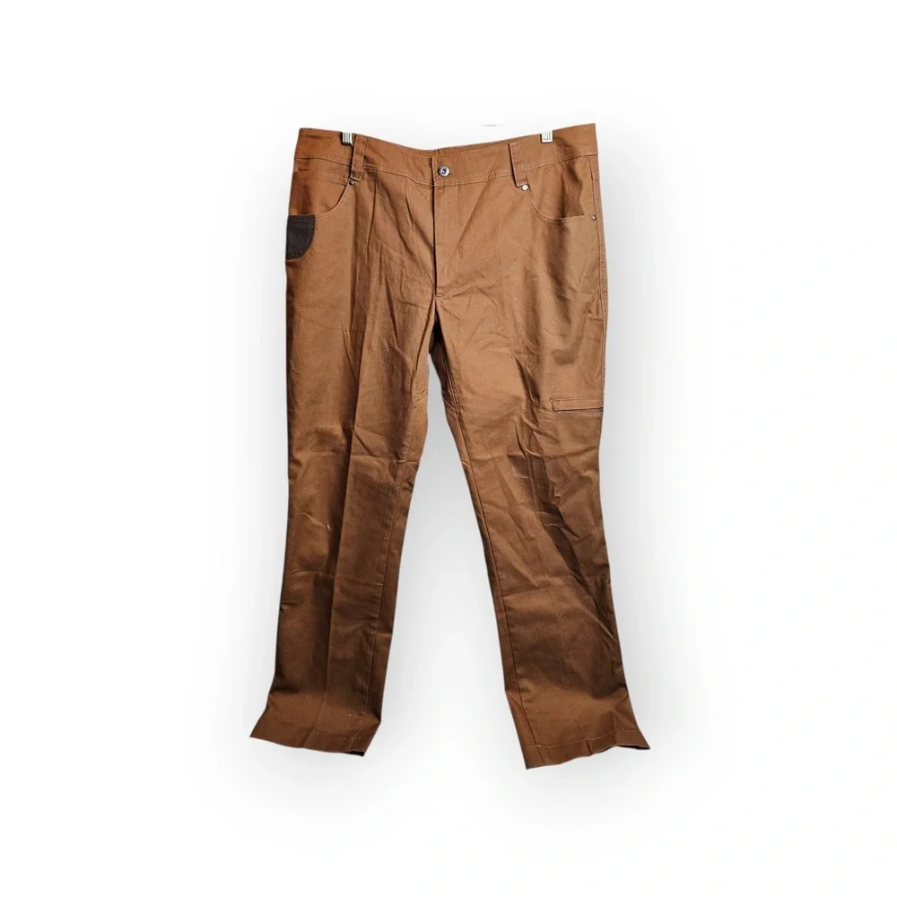 Legendary Whitetails Brown Canvas Utility Work Pants 36x32